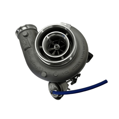 Front angle of Detroit Diesel RA4710968699 reman turbocharger for DD13 12.8L EPA10 engines