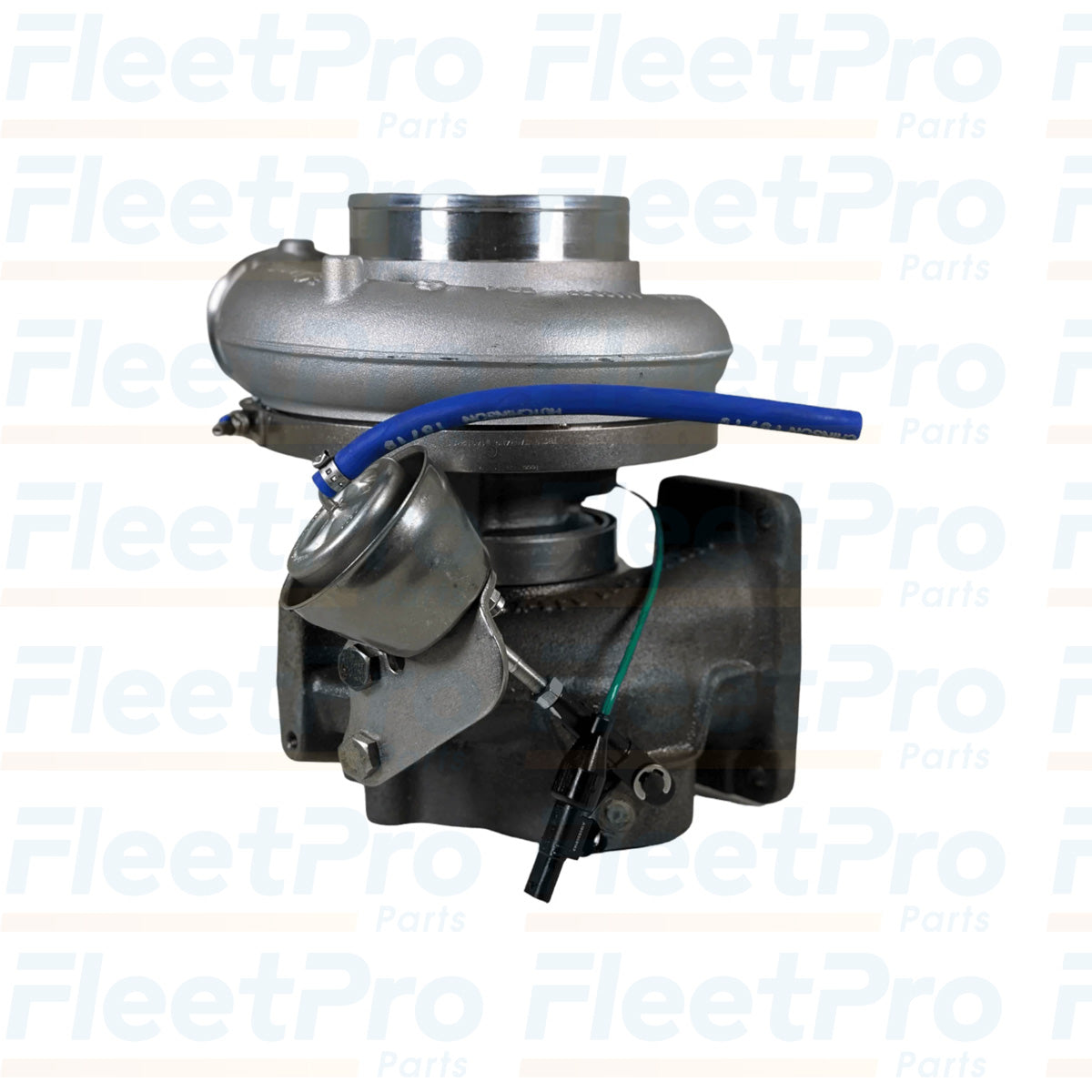 Wastegate actuator and linkage detail on Detroit Diesel RA4710968699 turbocharger for DD13 engine