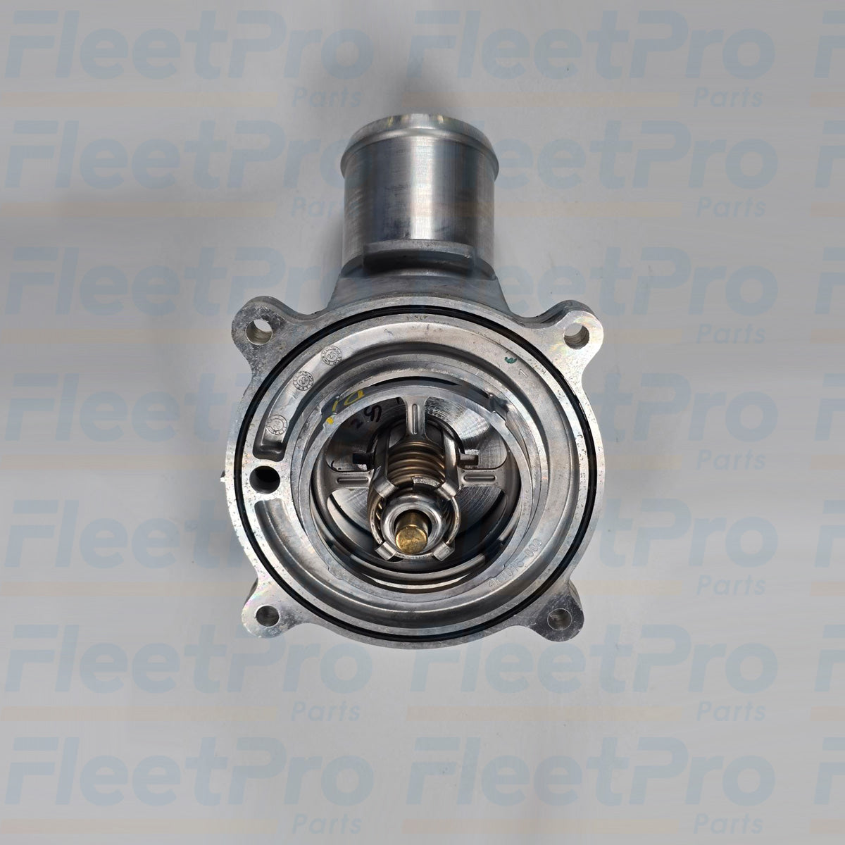 Material and housing detail of Detroit Diesel thermostat A4722003715 for engine cooling