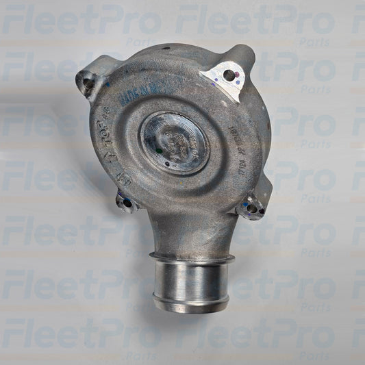 Back view of Detroit Diesel thermostat A4722004115 for DD13/DD15 engines