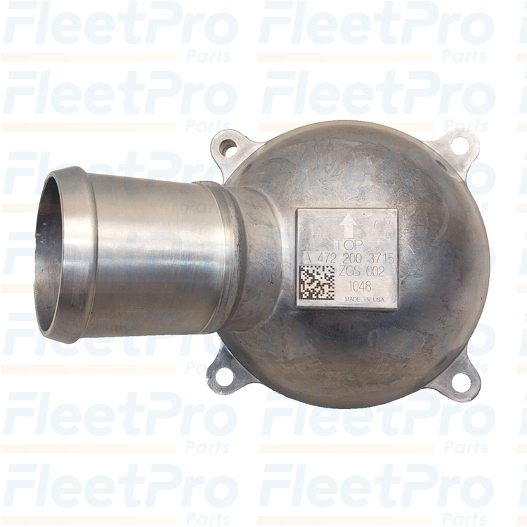 Detroit Diesel Coolant Thermostat DDE A4722003715 OEM - Rear View
