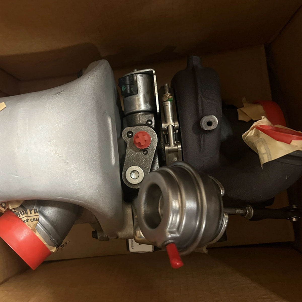 Remanufactured Diamond Advantage DA2251064 turbocharger assembly full front intake view