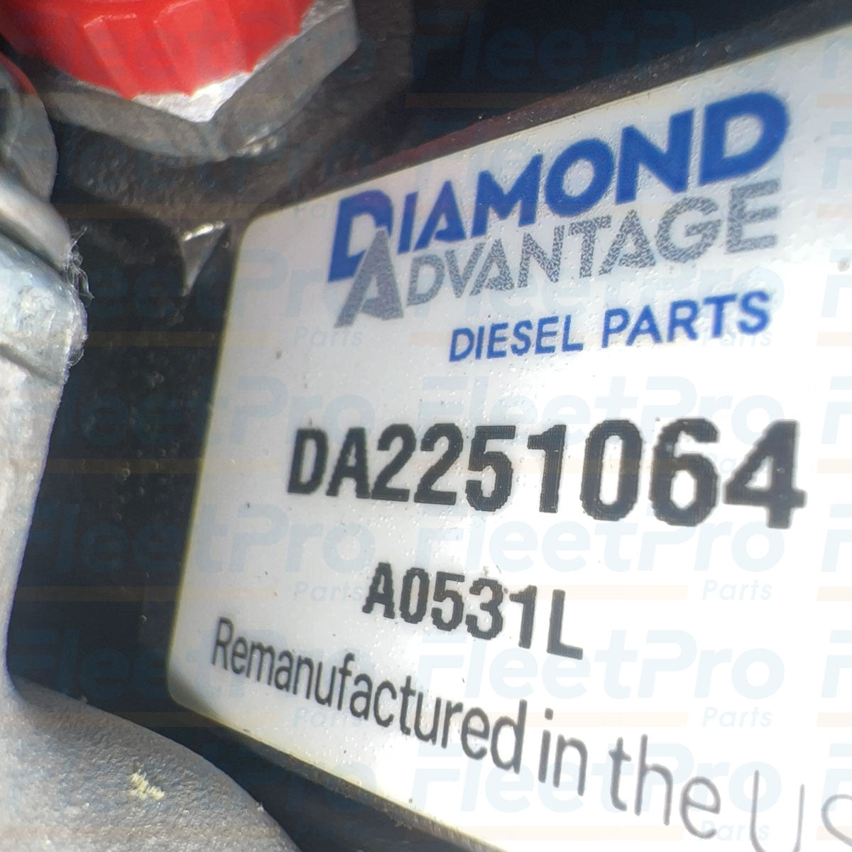 Precision compressor wheel and housing detail on Diamond Advantage DA2251064 turbo