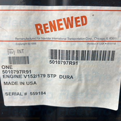 Diesel engine replacement long block