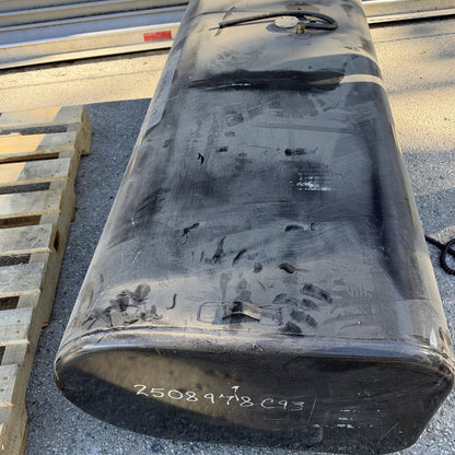 DuraCraft 2508978C93 80 gallon aluminum diesel fuel tank full front profile view