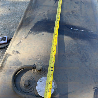 Threaded aluminum fuel filler neck and heavy-duty cap interface detail on DuraCraft 2508978C93 fuel tank