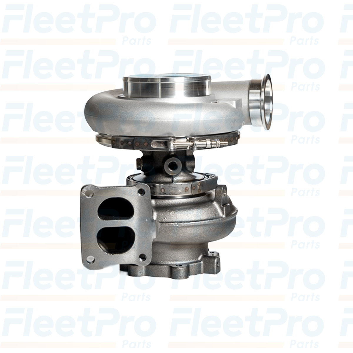 Angled turbine housing view of new Detroit Diesel DD15 GEN5 turbo EA4720902780