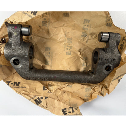 Genuine Eaton Fuller 3525689C2 open box clutch release fork roller yoke assembly full front view