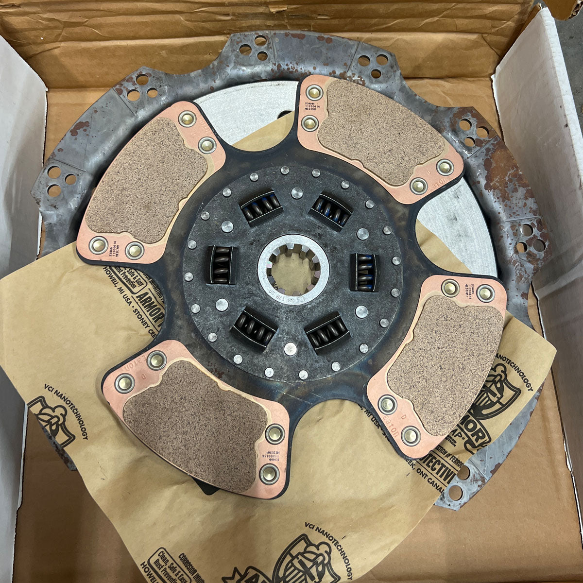 Genuine Eaton Spicer C1076061 heavy-duty clutch assembly pressure plate face