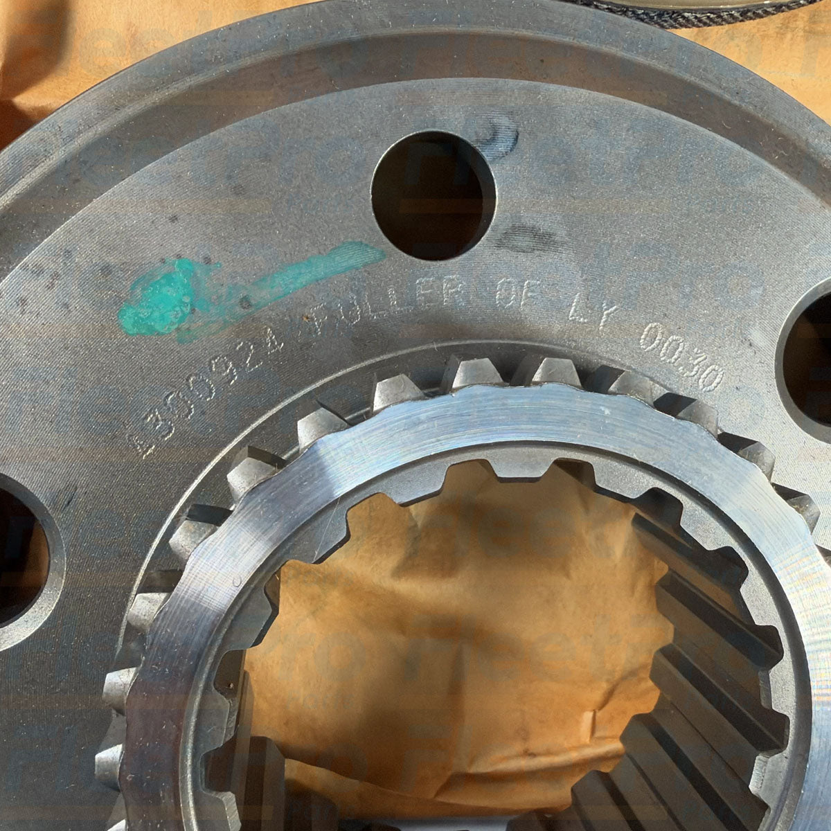 Unboxed perspective layout view of Eaton Fuller FULK3495 sliding clutch replacement kit