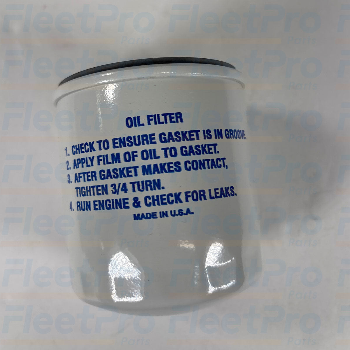 Close-up view of high-efficiency synthetic pleated filter media on Eaton Fuller FUL4304827 element