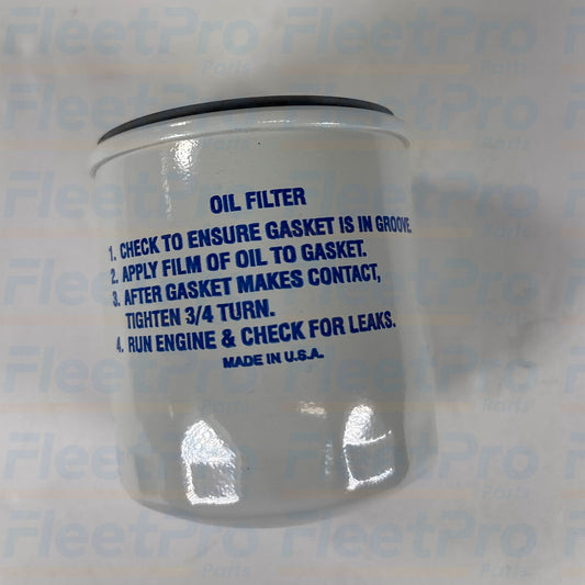 Close-up view of high-efficiency synthetic pleated filter media on Eaton Fuller FUL4304827 element