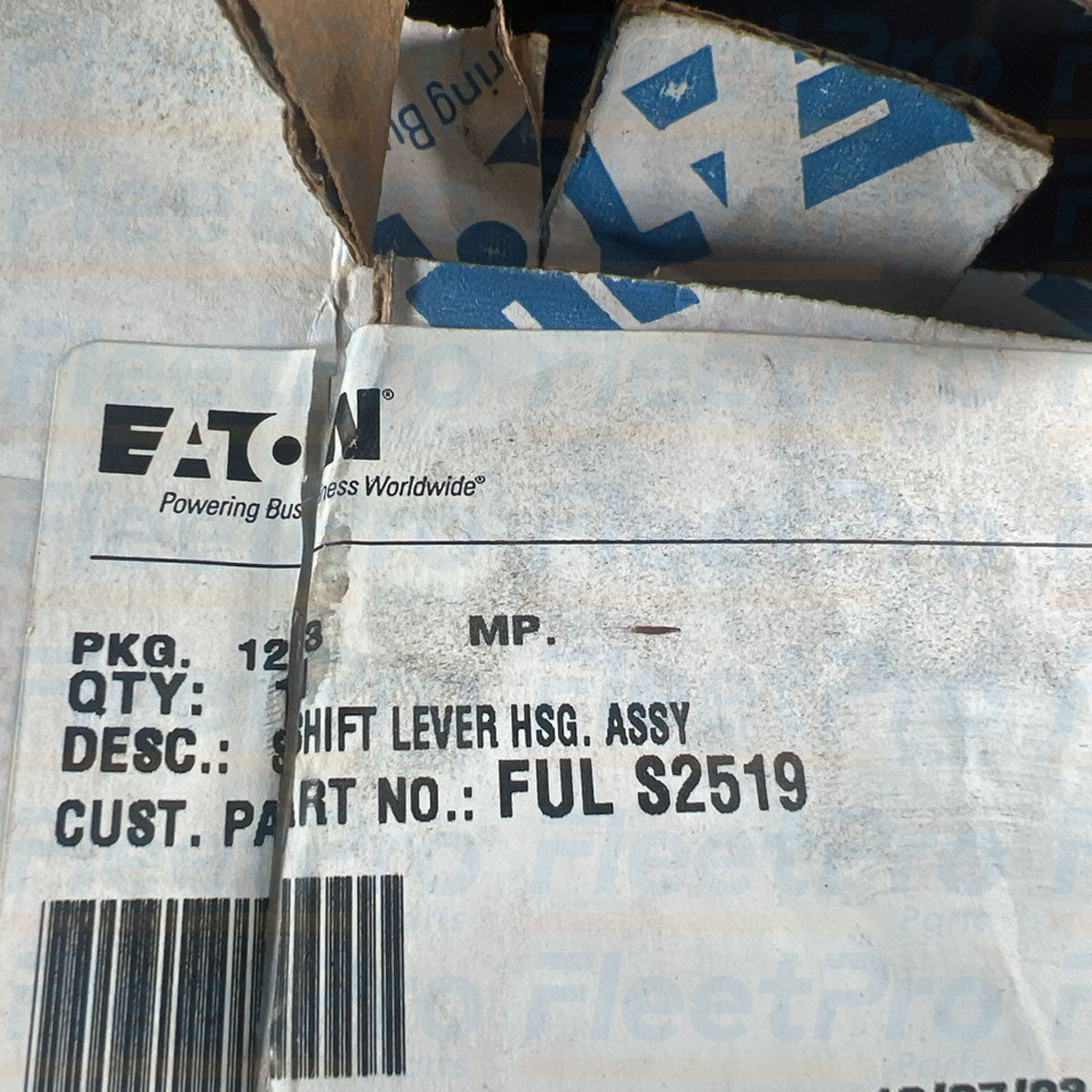 Genuine package view of Eaton Fuller S-2519 transmission shift lever housing