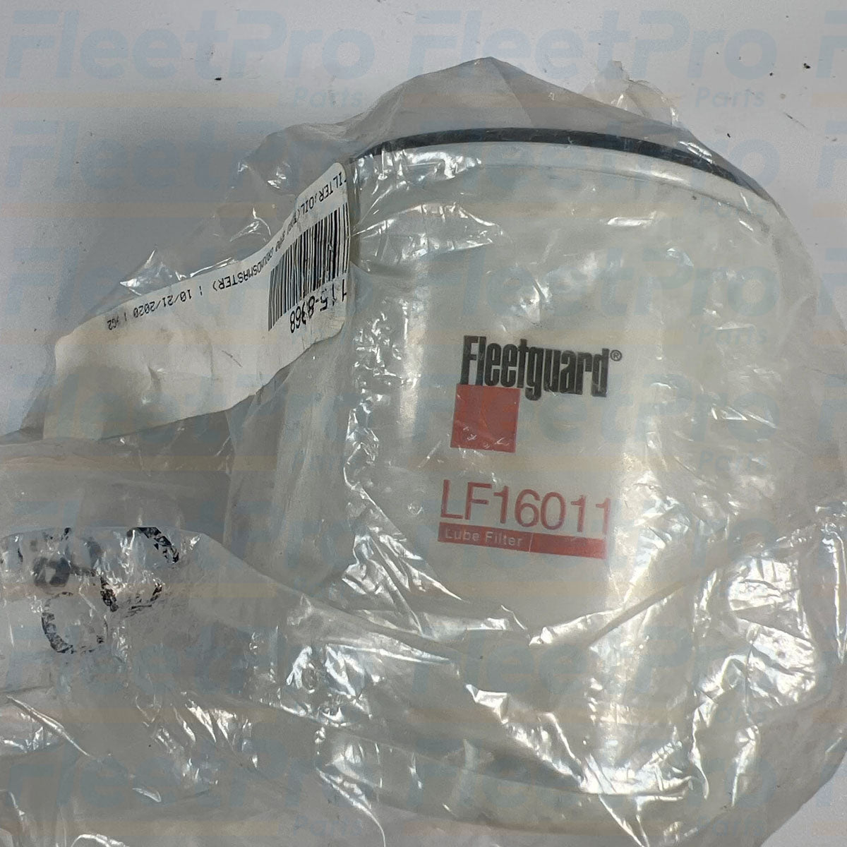 Genuine Fleetguard LF16011 Caterpillar 115-8868 spin-on engine oil filter full front view