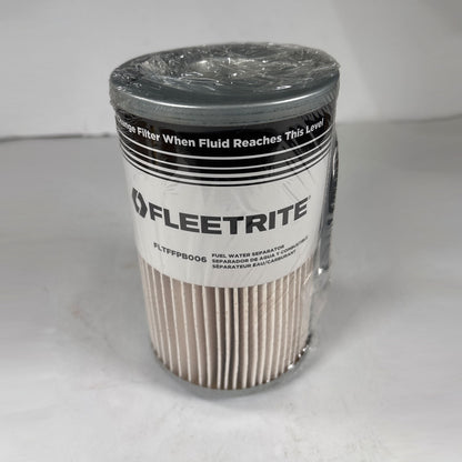 Genuine Fleetrite FLTFFPB006 heavy-duty diesel fuel water separator filter full front view