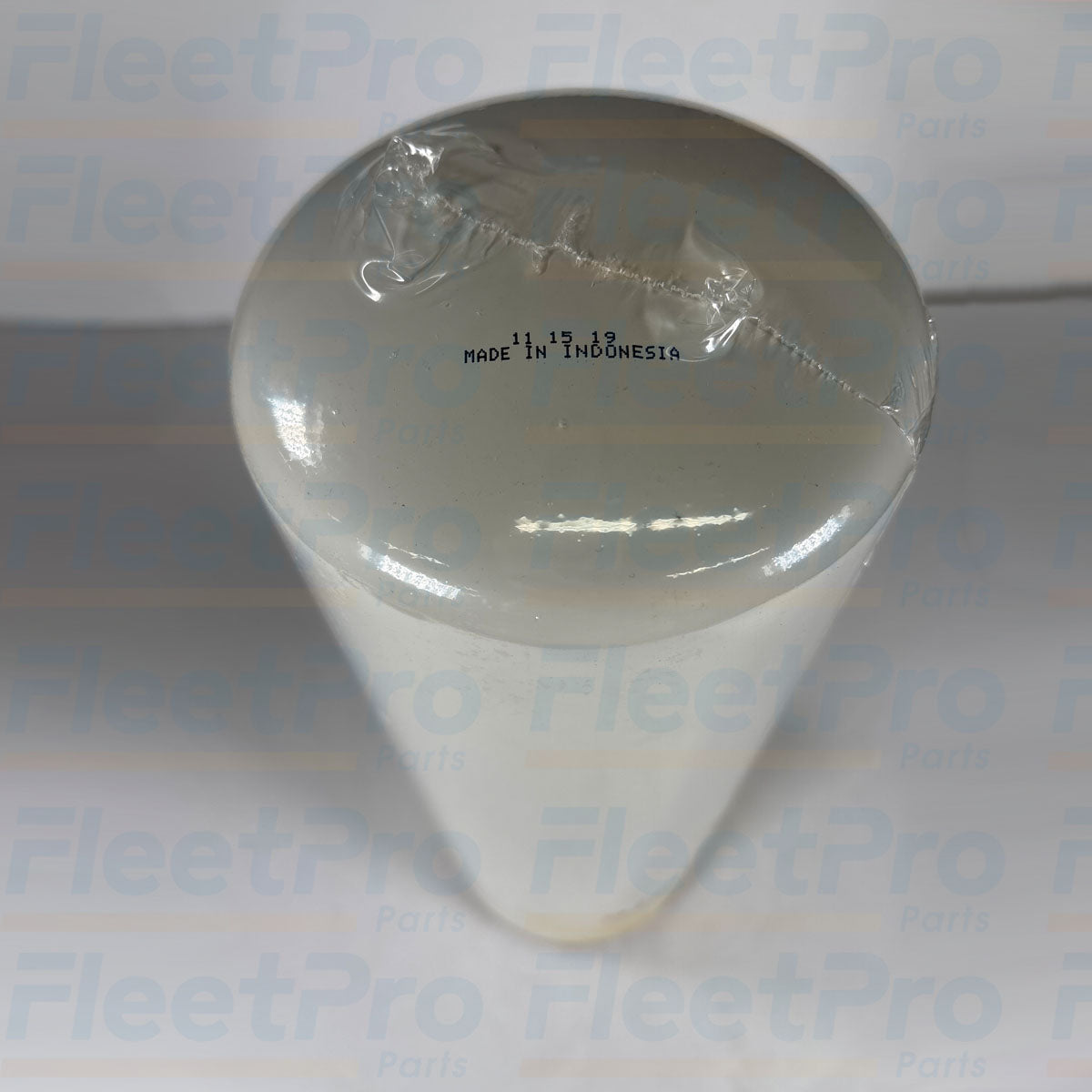 Unboxed perspective layout view of Fleetrite FLTLFIH004 spin-on engine lube filter