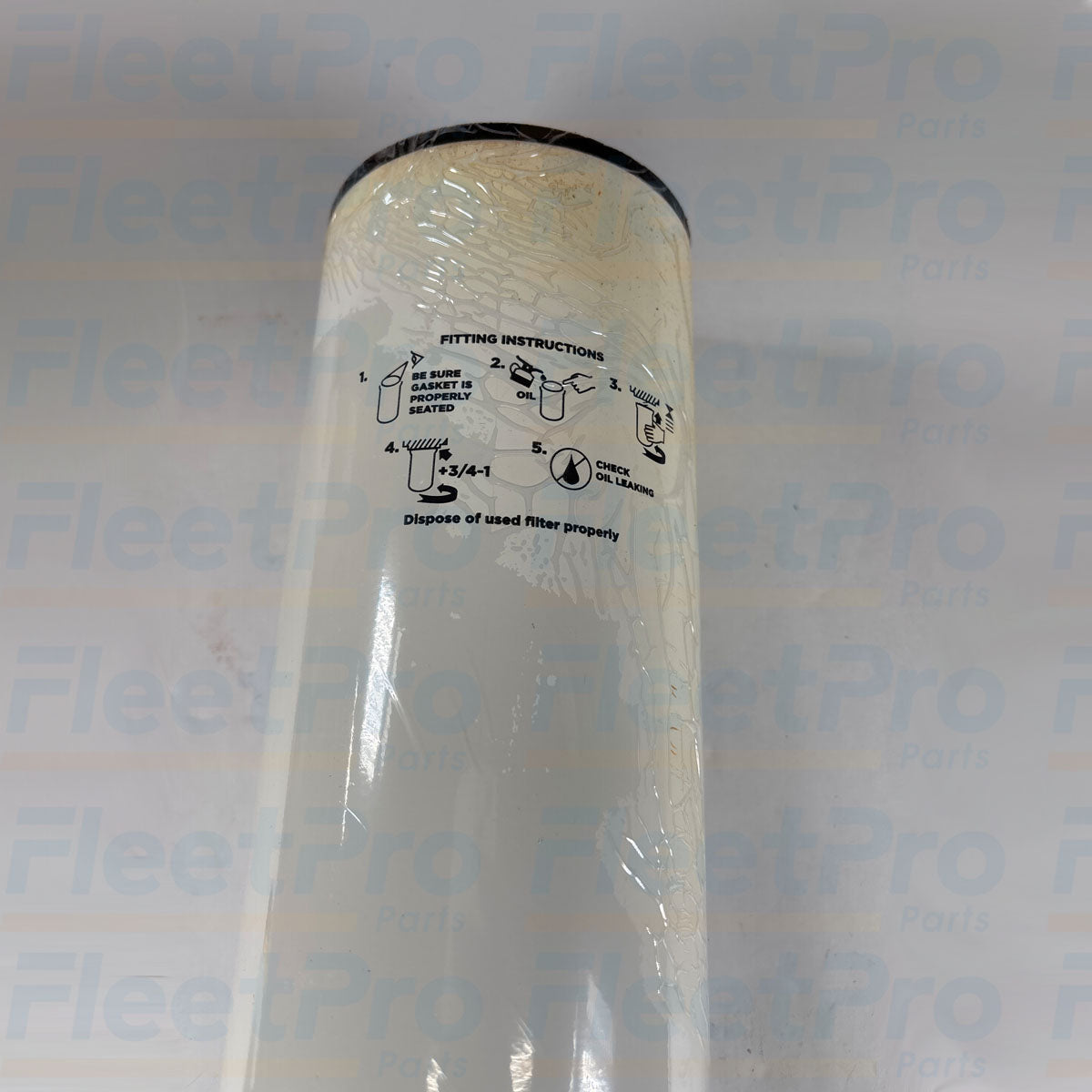 Heavy-duty replacement commercial truck spin-on oil filter Fleetrite part number FLTLFIH004
