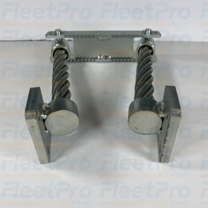 Flexible step assembly for Waltco liftgate