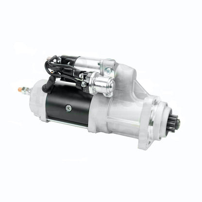 Side view of FLTST3806 starter showing housing and mounting surface