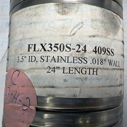 FLX350S-24 3.5 Inch Exhaust Flex Pipe
