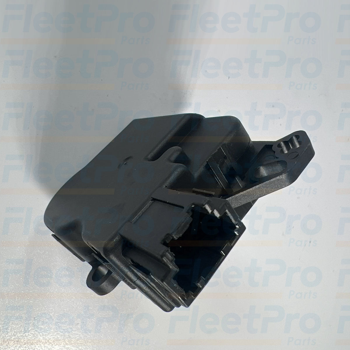 Side profile angle showing composite housing and mounting tabs on Four Seasons 73198KC open box