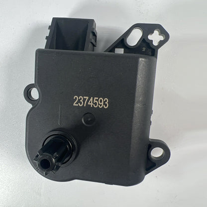 Four Seasons 73198KC open box HVAC recirculation door actuator front view showing output drive gear