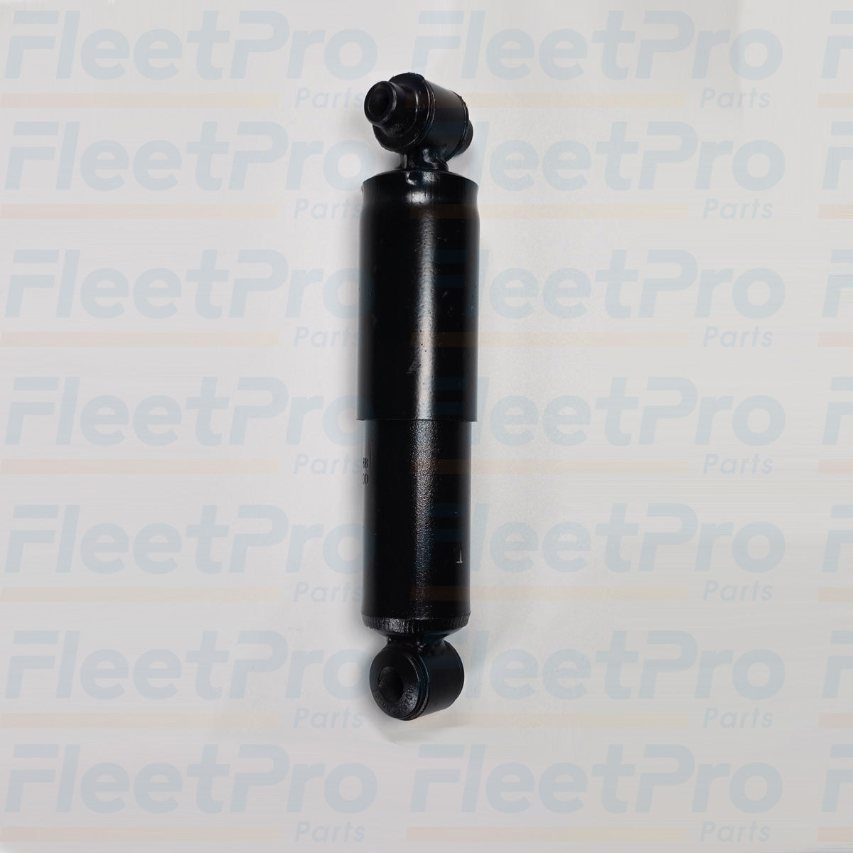 Freightliner 18-69674-000 cab shock absorber side view showing steel body and mounting eyelets