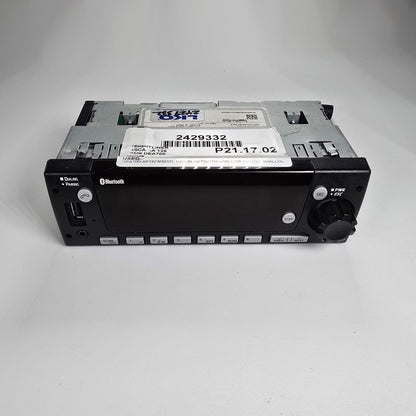 Front view of Freightliner radio 2429332 showing display and controls