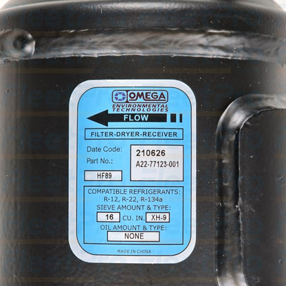 Freightliner AC Receiver Dryer A22-77123-001 OEM - Main Label