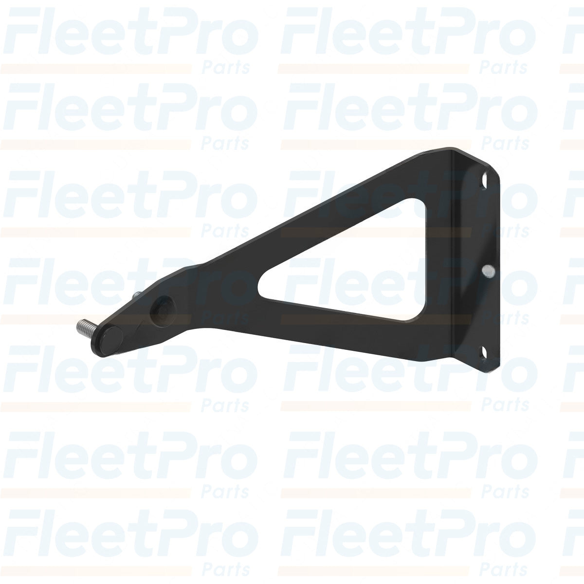 Black steel fairing kickout long support bracket Freightliner