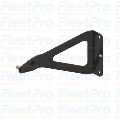 Black steel fairing kickout long support bracket Freightliner