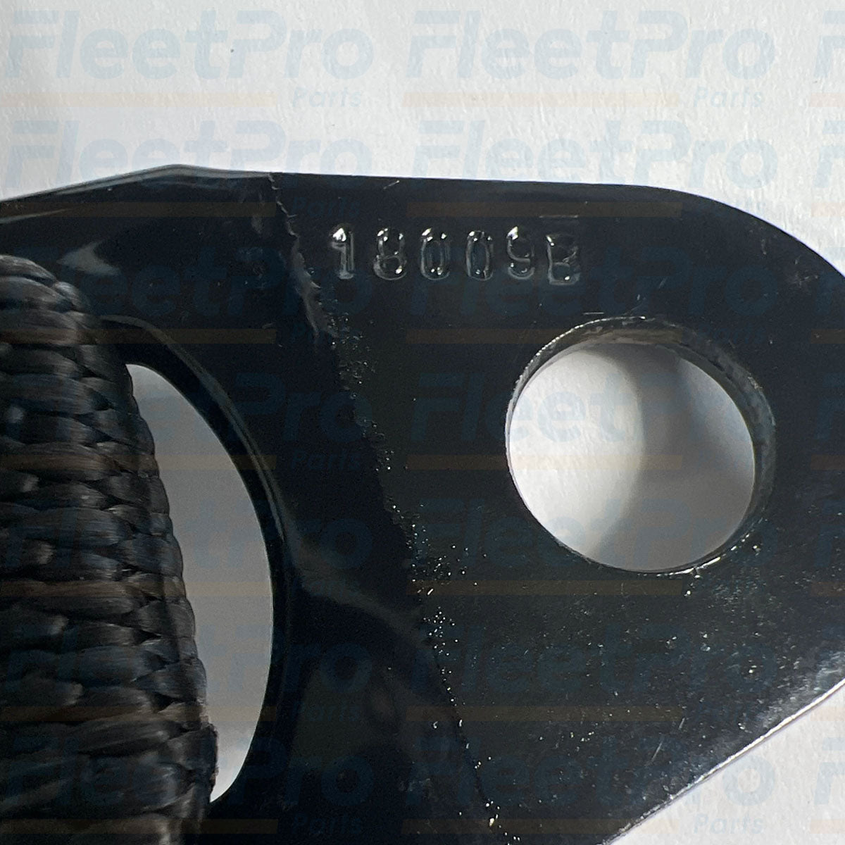 Freightliner Cascadia hood hold-down strap A17-20380-009 side view