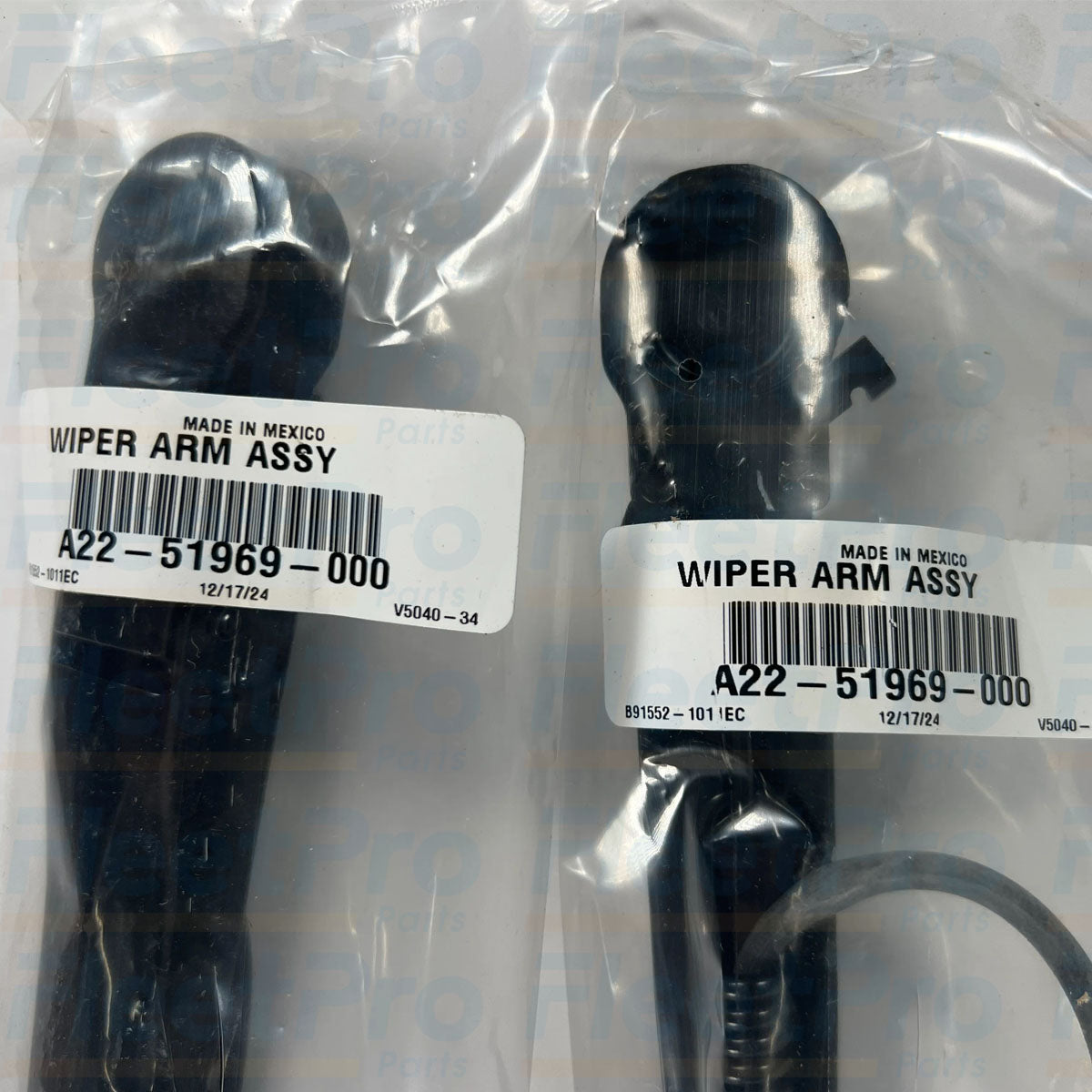 OEM Freightliner Columbia wiper arm set
