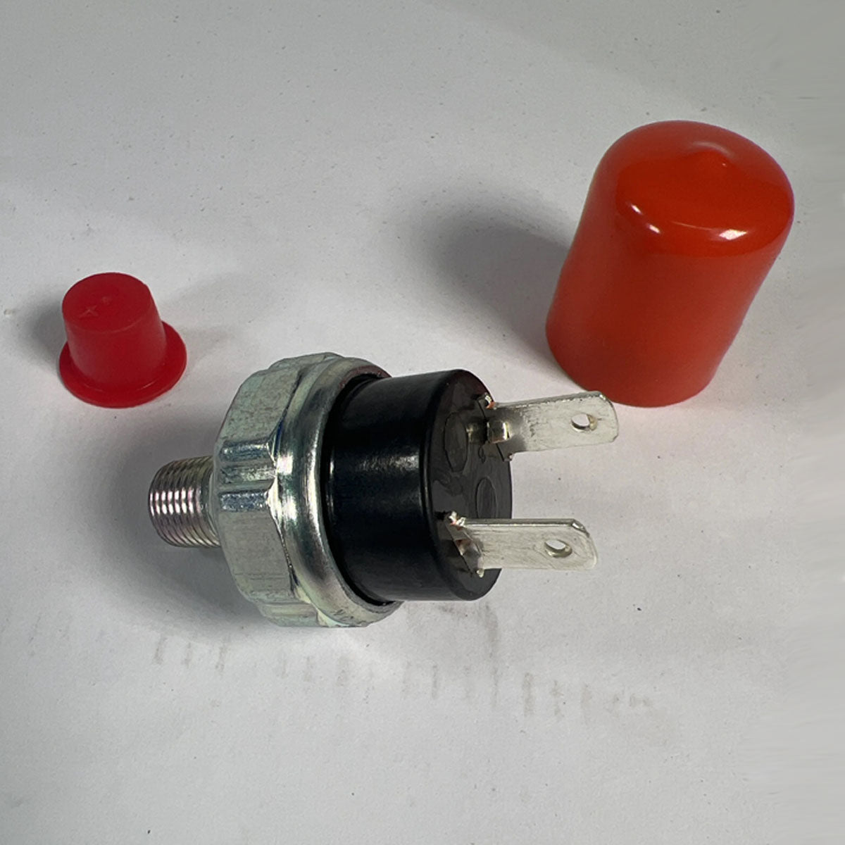 Solid brass NPT threaded fitting detail on Freightliner FSC17492134 switch