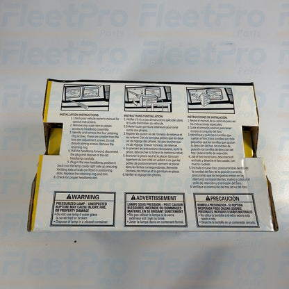 Factory retail box packaging and GE manufacturer product barcode label for H4656