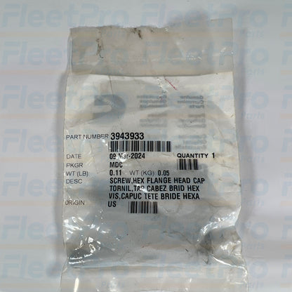 OEM Cummins flange head cap screw 3943933