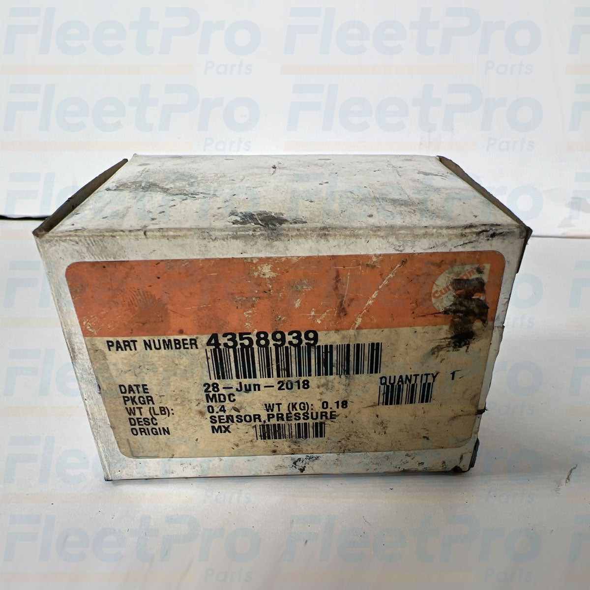Genuine Cummins pressure sensor part 4358939