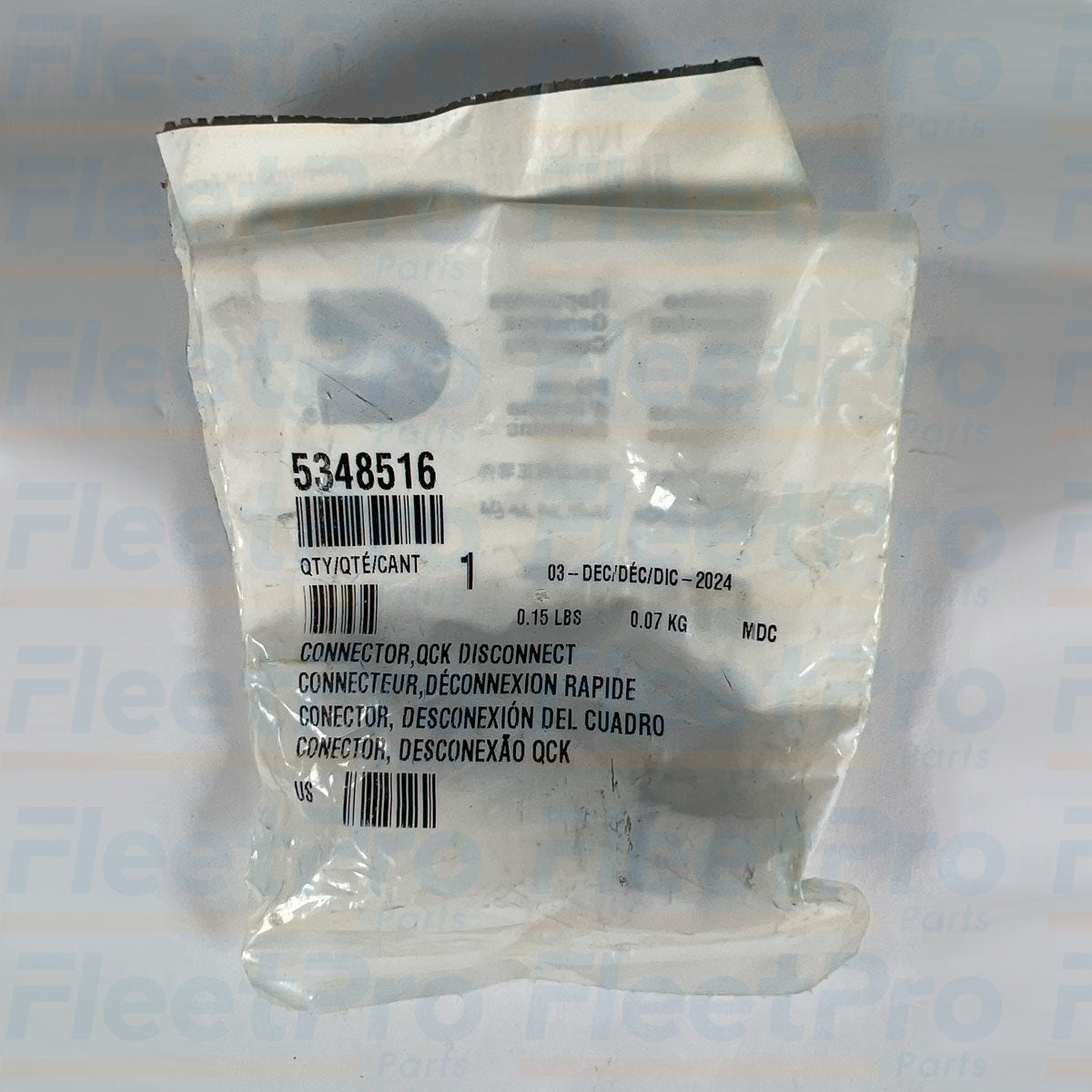 Cummins OEM connector QCK disconnect 5348516