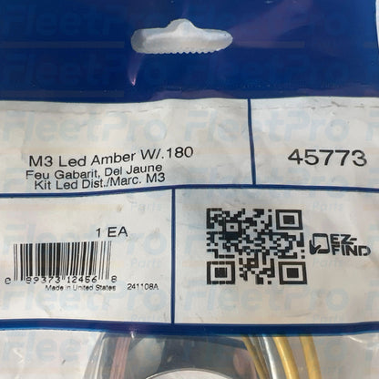 Grote 45773 M3 amber LED clearance marker light