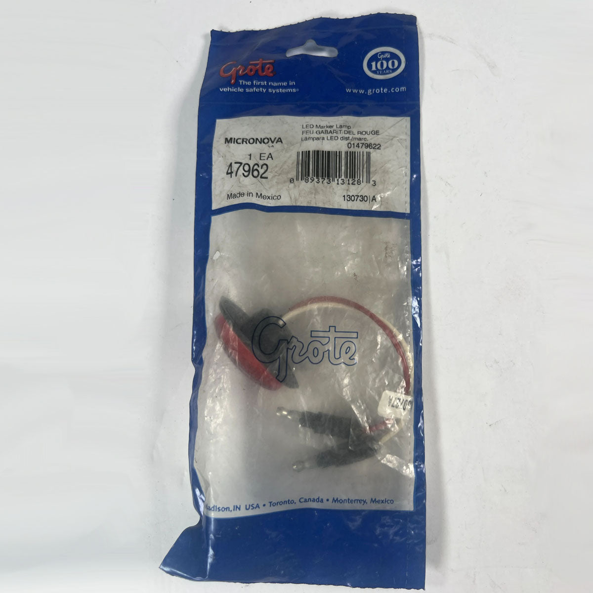 Grote 47962 MicroNova red LED marker clearance light