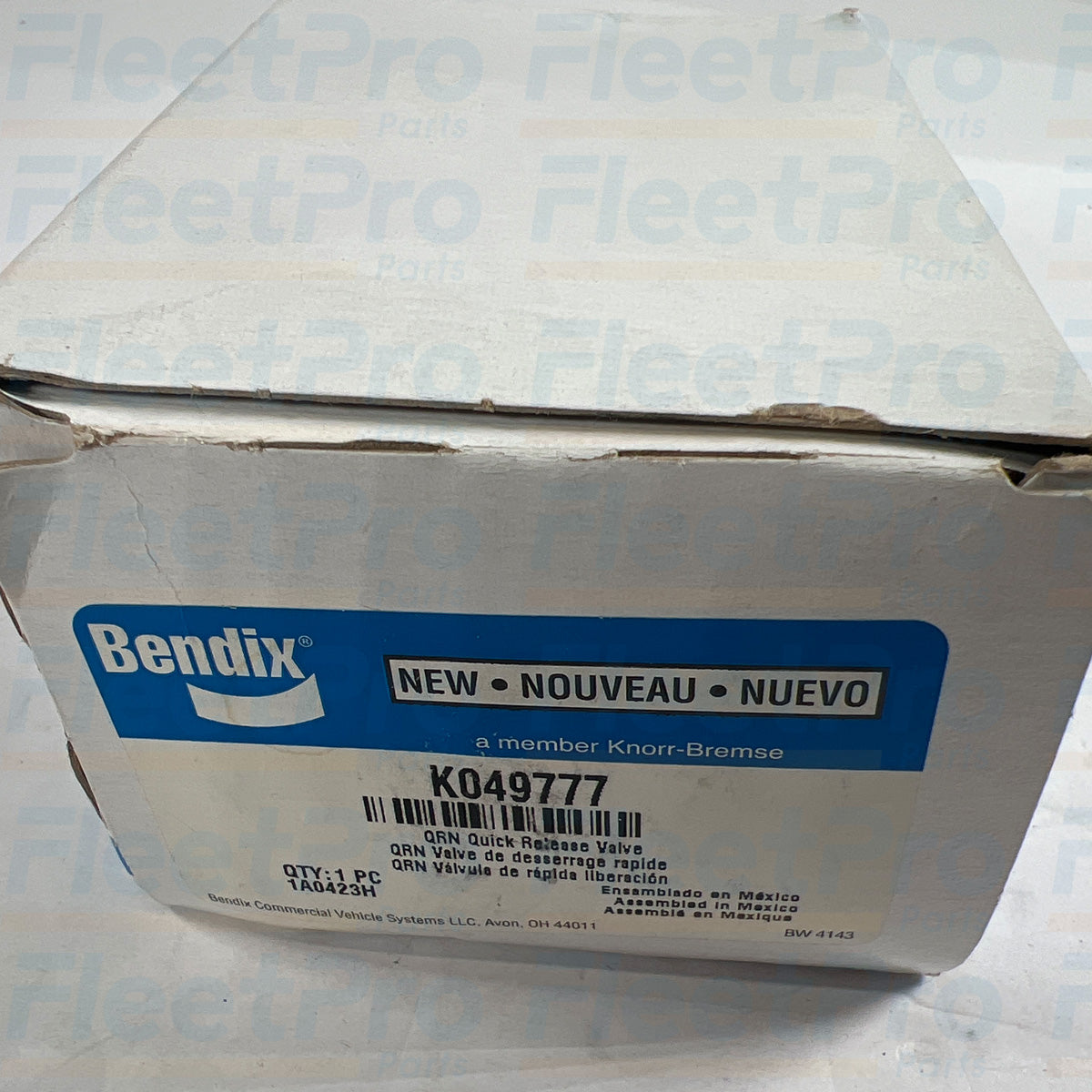 Heavy duty quick release air valve K049777