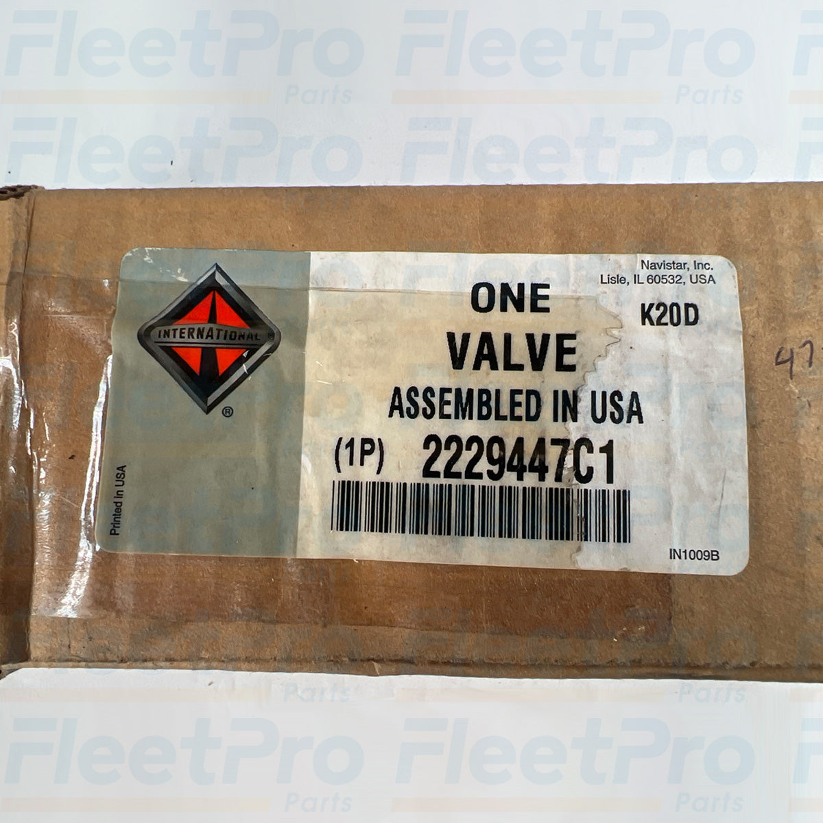 Heavy duty ball valve 2229447C1 for commercial trucks