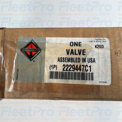 Heavy duty ball valve 2229447C1 for commercial trucks