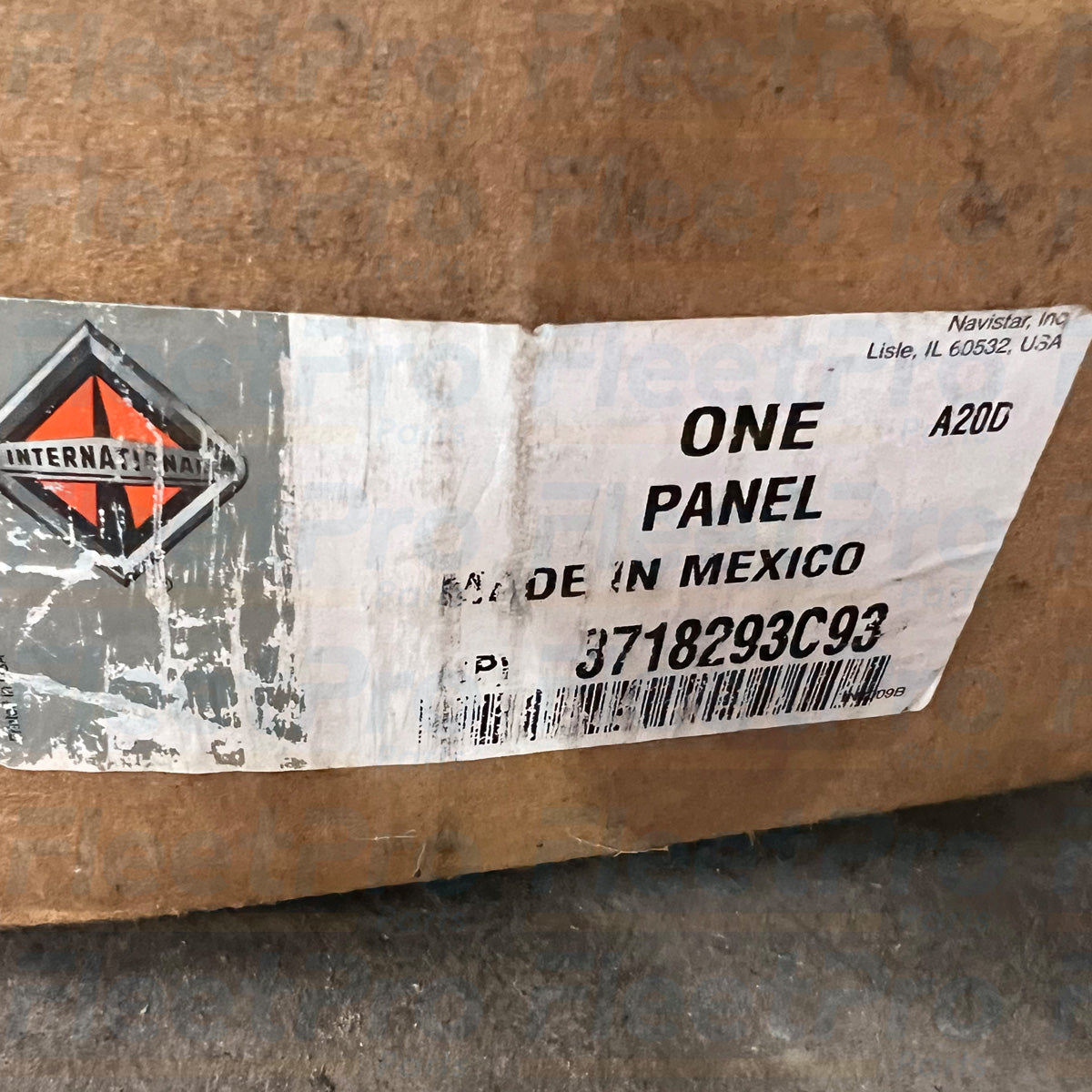 Heavy duty truck cab panel 3718293C93 direct replacement