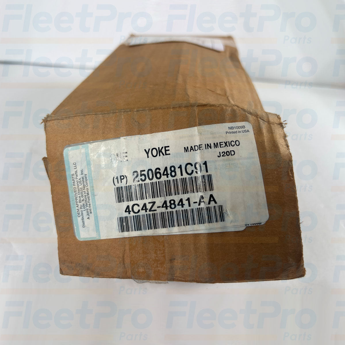 Heavy duty driveline yoke 2506481C91