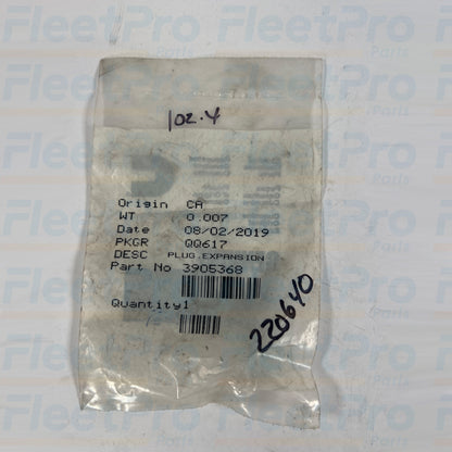 Heavy duty expansion plug Cummins