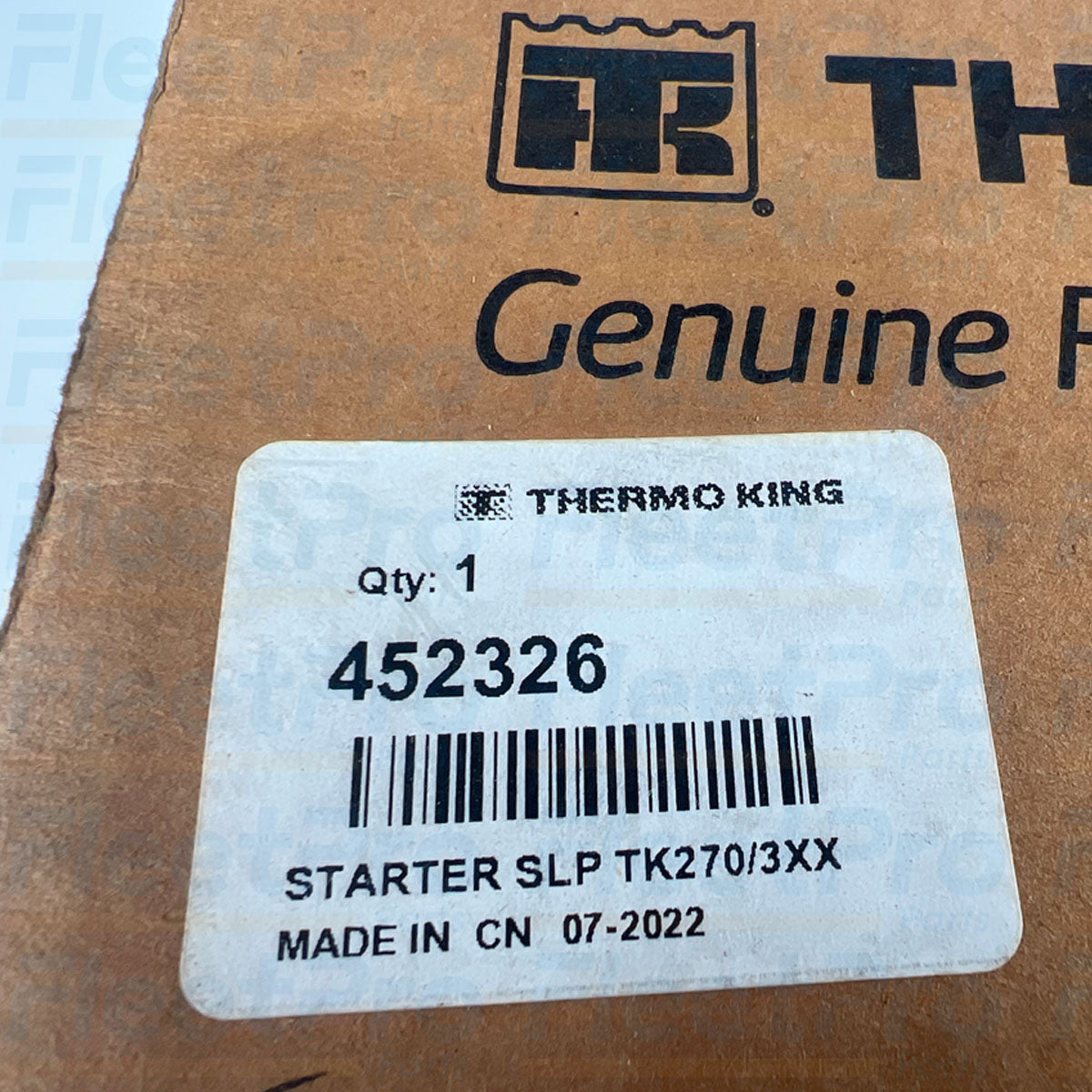 Heavy duty starter 452326