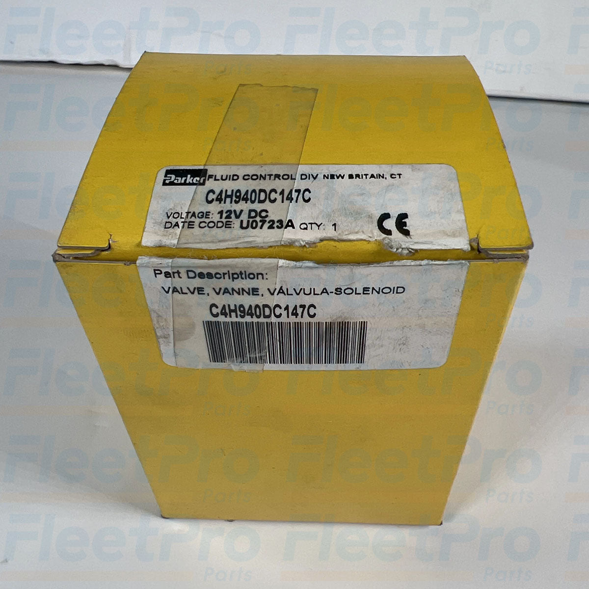 Commercial heavy-duty truck fluid control solenoid valve Parker C4H940DC147C