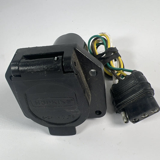 Genuine Hopkins T176709 female trailer wire connector socket front view