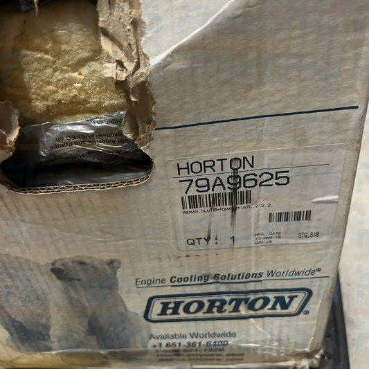Genuine Horton remanufactured box packaging for HOR79A9625 fan clutch